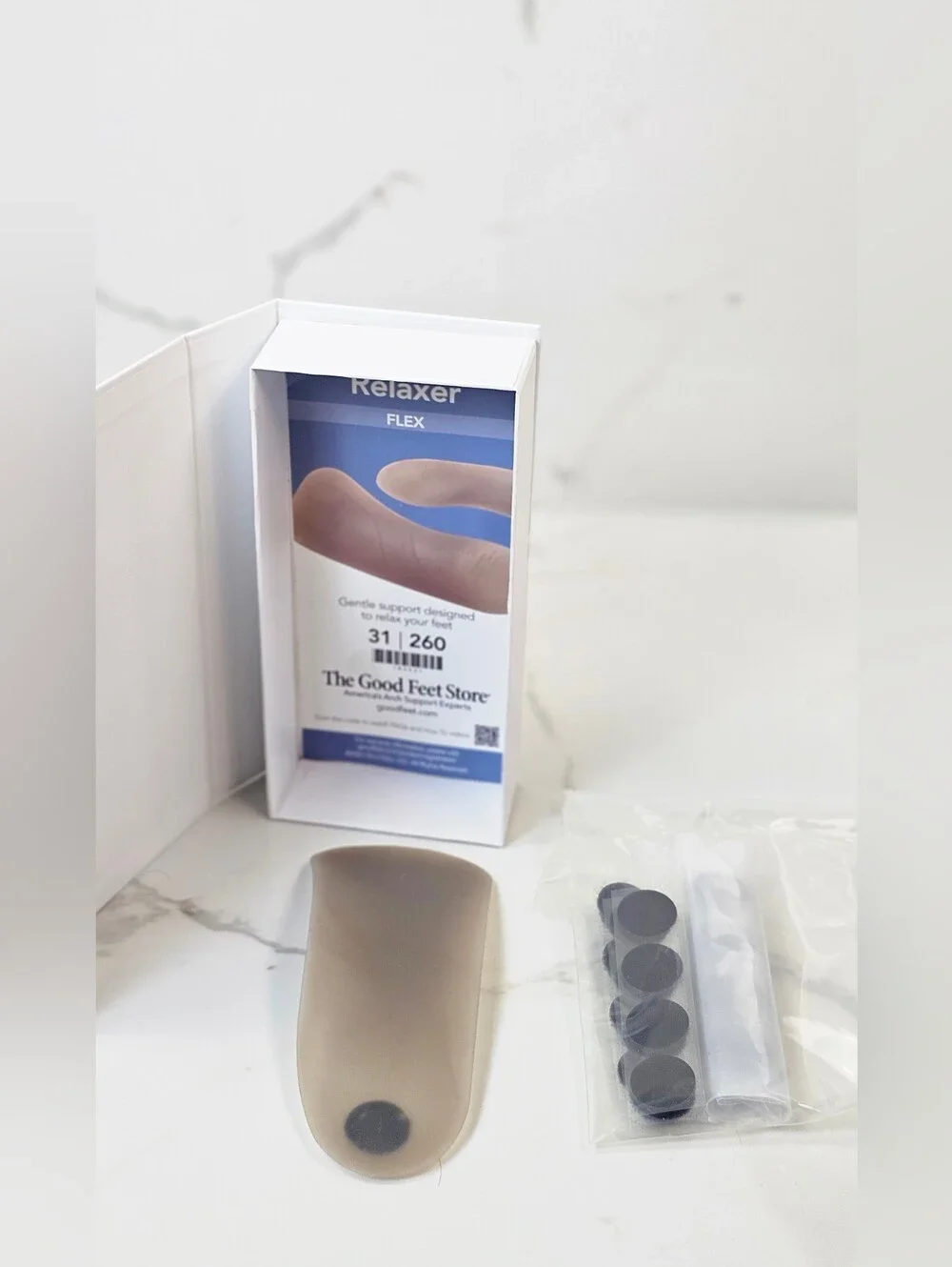 The Good Feet Store 3-Step System Arch Supports Size 5.5/W461 Incomplete Set